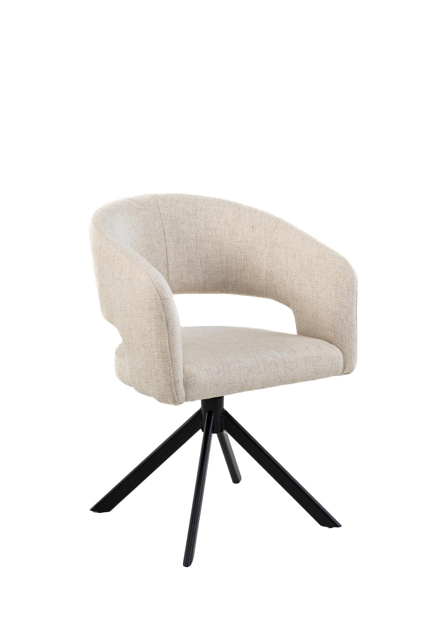 Eetkamerstoel Tokyo 360 Draai | Tyler Cream - depauwwonen