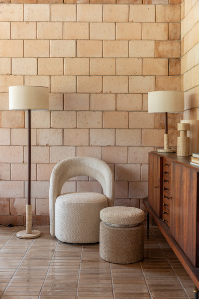 Fauteuil Seina Swivel Beige by Dutchbone