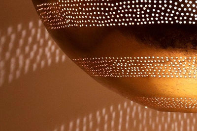 Hanglamp Aicha bol goud ø55cm by Orientaals