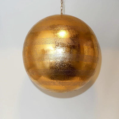 Hanglamp Aicha bol goud ø55cm by Orientaals