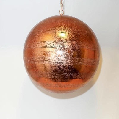 Hanglamp Aicha bol koper ø55cm by Orientaals