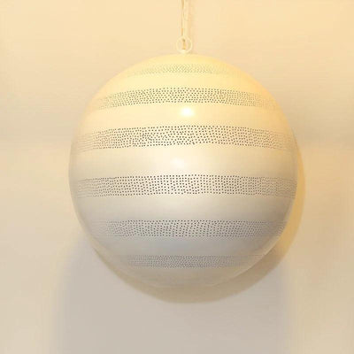 Hanglamp Aicha bol wit ø55cm by Orientaals