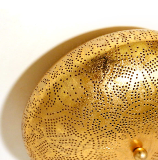 Plafondlamp Ameera Vintage Goud in 3 maten - depauwwonen