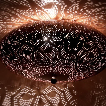 Plafondlamp Ameera Vintage Koper in 3 maten - depauwwonen