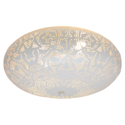 Plafondlamp Ameera Wit/Goud in 3 maten - depauwwonen