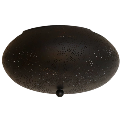 Plafondlamp Ameera Zwart/Goud in 3 maten by Orientaals