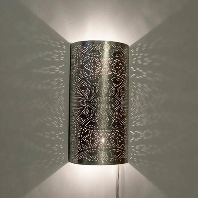 Wandlamp Ameera zilver by Orientaals