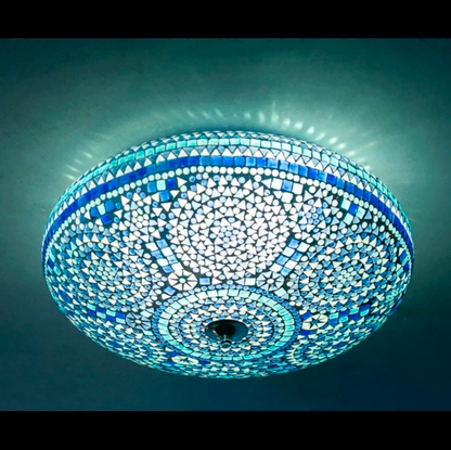 Plafonniere Cantara blauw in 3 maten - depauwwonen