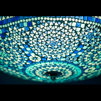 Plafonniere Cantara blauw in 3 maten - depauwwonen