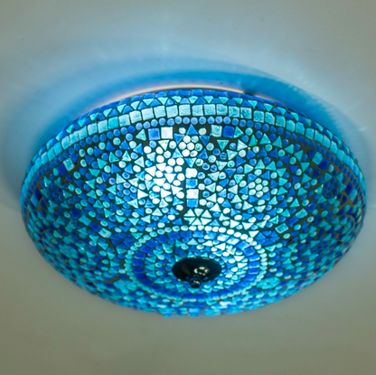 Plafonniere Cantara blauw in 3 maten - depauwwonen