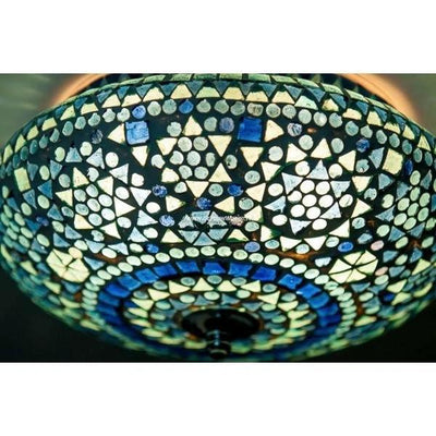 Plafonniere Cantara blauw in 3 maten by Orientaals