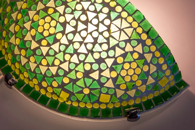 Wandlamp Cantara groen by Orientaals
