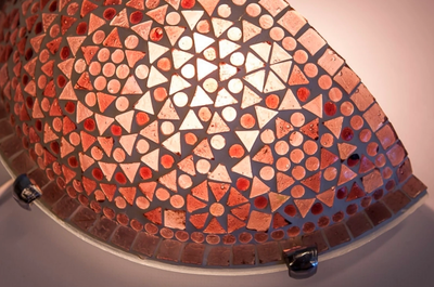 Wandlamp Cantara paars by Orientaals