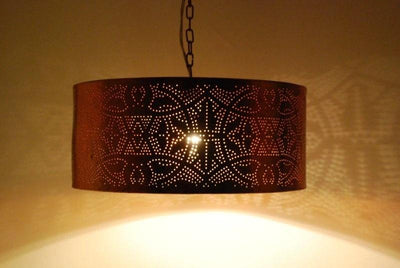 Hanglamp Ameera cilinder koper by Orientaals