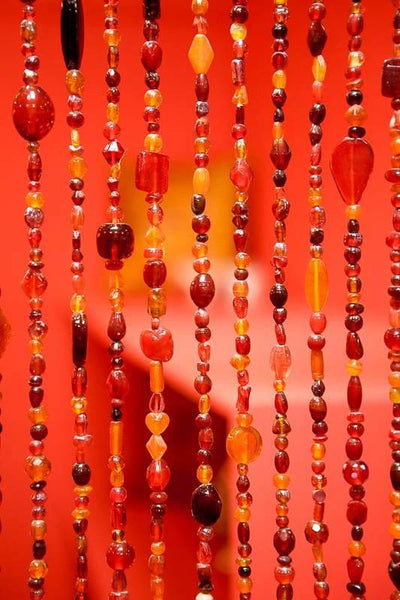 Gordijn Aneesha rood/oranje 90 x 200cm by Orientaals