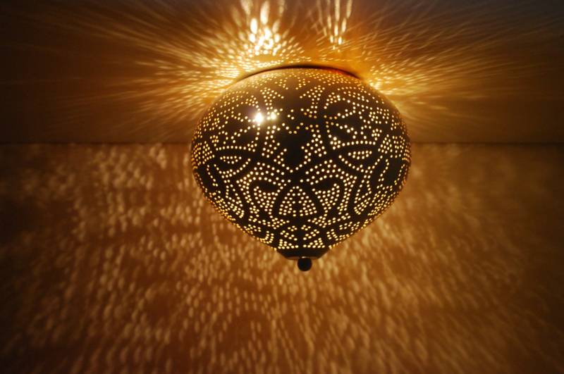 Plafondlamp Ameera goud union - depauwwonen