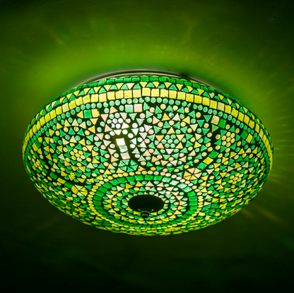 Plafonniere Cantara groen in 2 maten - depauwwonen