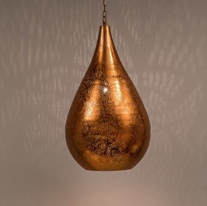 Hanglamp Ameera koper druppel - depauwwonen