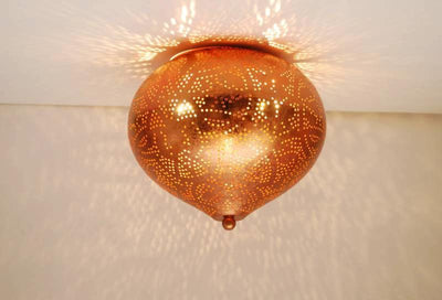 Plafondlamp Ameera koper union by Orientaals