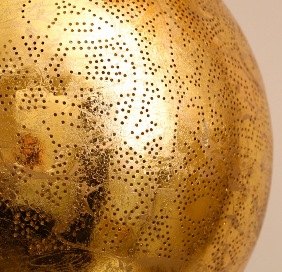 Hanglamp Ameera goud bol - in 2 diameters - depauwwonen