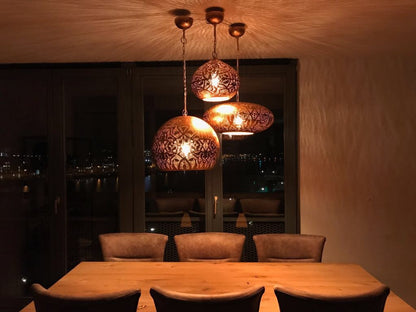 Hanglamp Ameera koper bol - in 2 diameters verkrijgbaar - depauwwonen