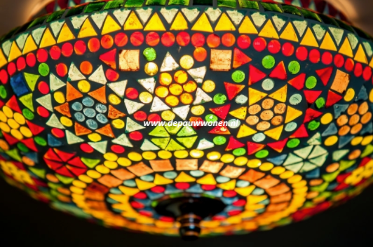 Plafonniere Cantara multi-colour in 3 maten - depauwwonen