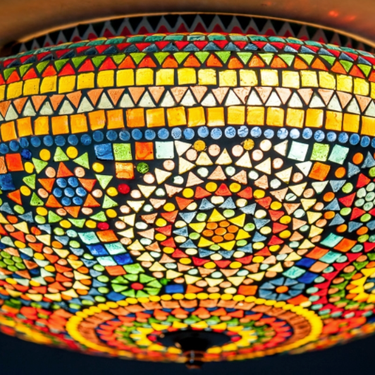 Plafonniere Cantara multi-colour in 3 maten - depauwwonen