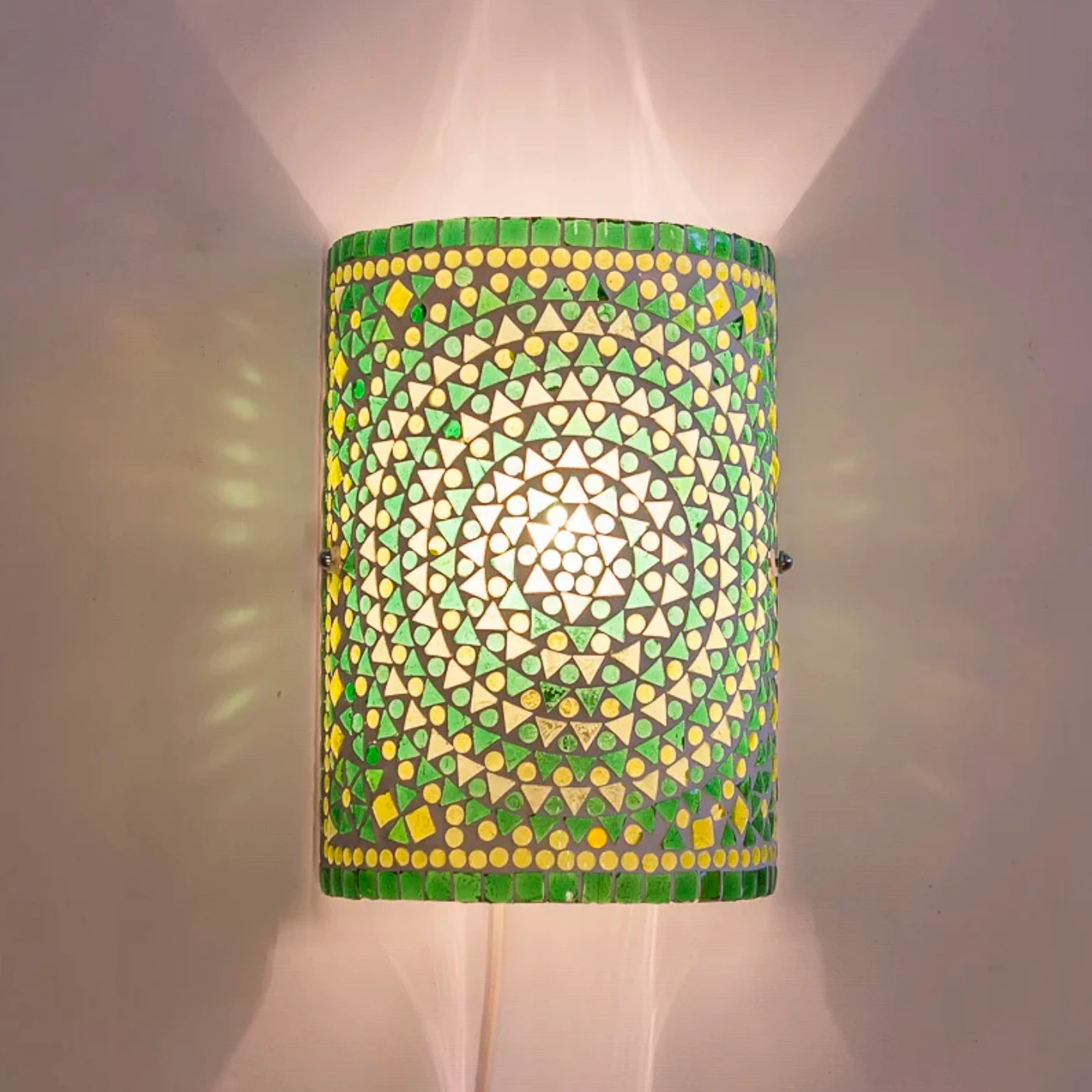 Wandlamp Nema groen by Orientaals