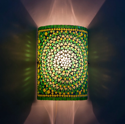 Wandlamp Nema groen by Orientaals