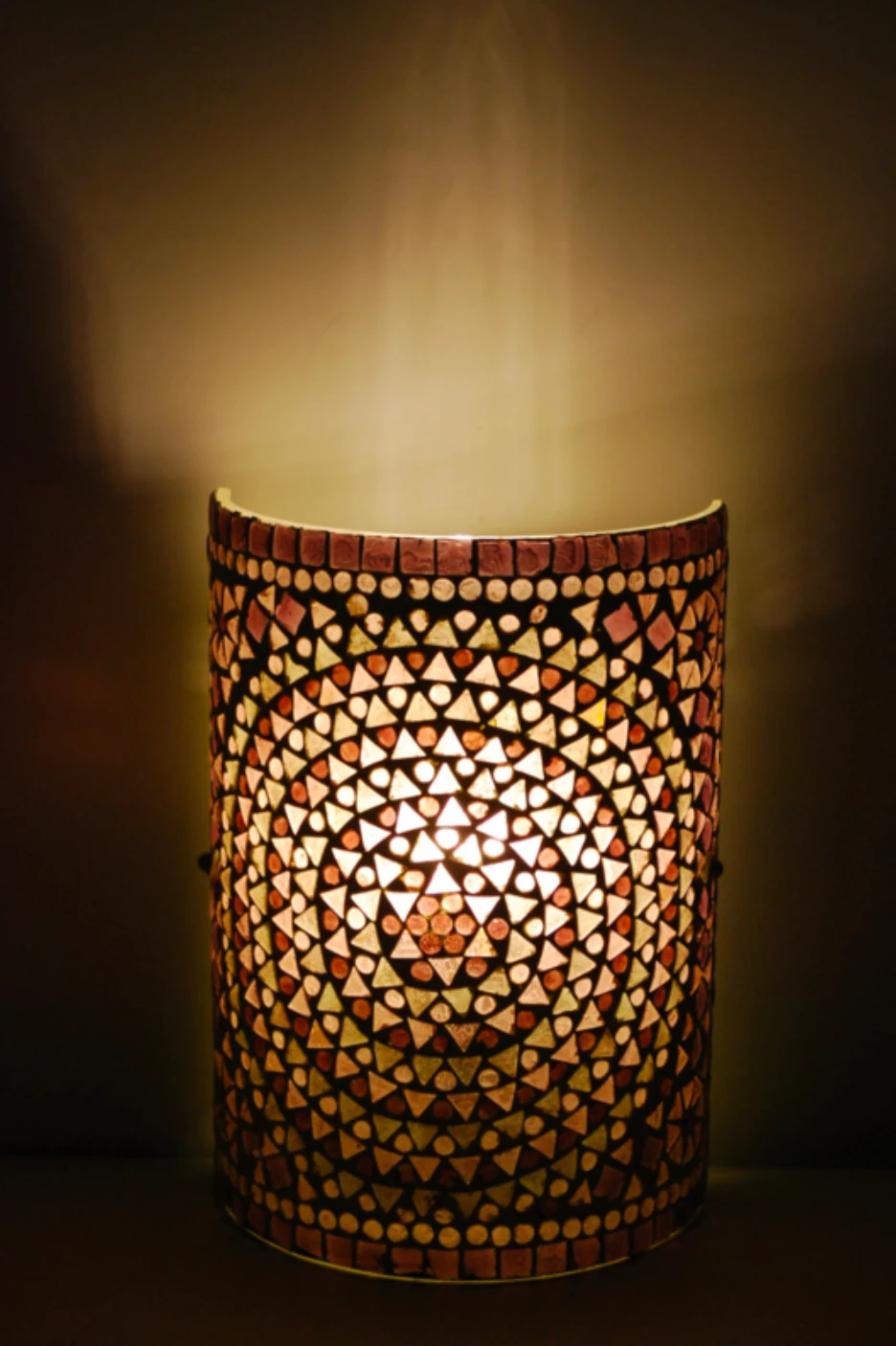 Wandlamp Nema paars by Orientaals