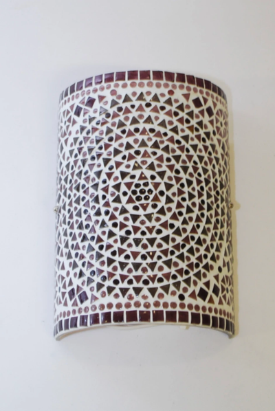 Wandlamp Nema paars by Orientaals