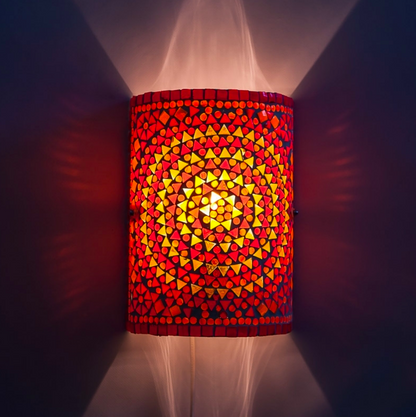 Wandlamp Nema rood-oranje - depauwwonen