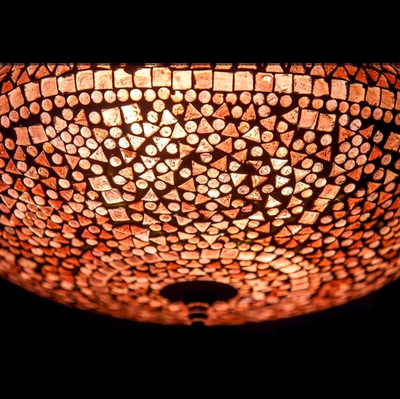 Plafonniere Cantara paars in 3 maten by Orientaals