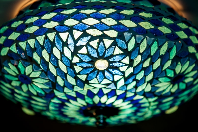 Plafonniere Roya blauw in 2 maten - depauwwonen