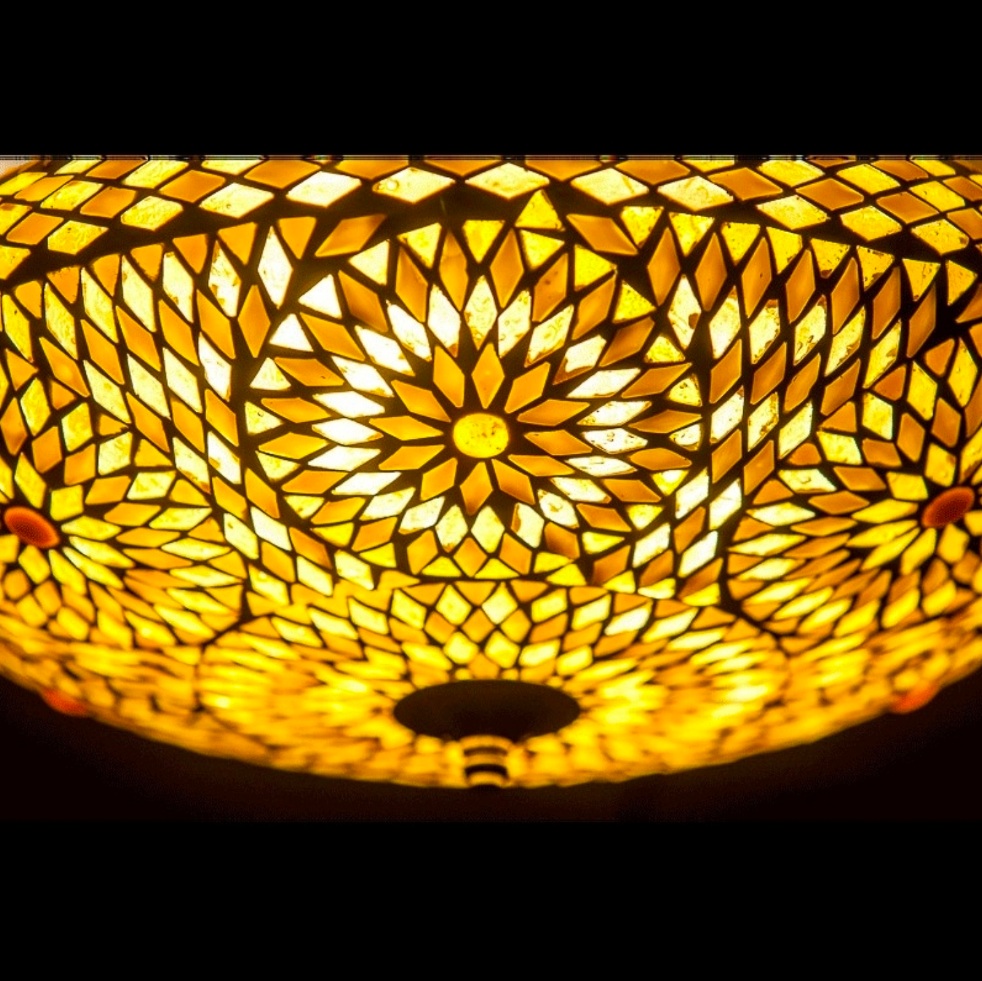 Plafonniere Roya bruin-beige in 2 maten - depauwwonen