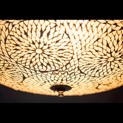 Plafonniere Roya transparant in 3 maten - depauwwonen