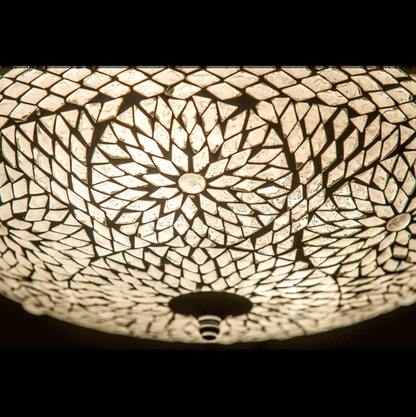 Plafonniere Roya transparant in 3 maten - depauwwonen