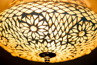 Plafonniere Roya transparant in 3 maten by Orientaals