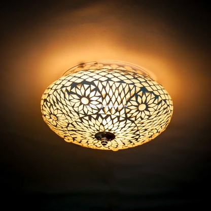 Plafonniere Roya transparant in 3 maten - depauwwonen