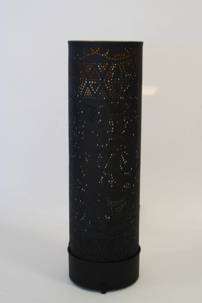Vloerlamp Ameera zwart/goud in 2 maten by Orientaals