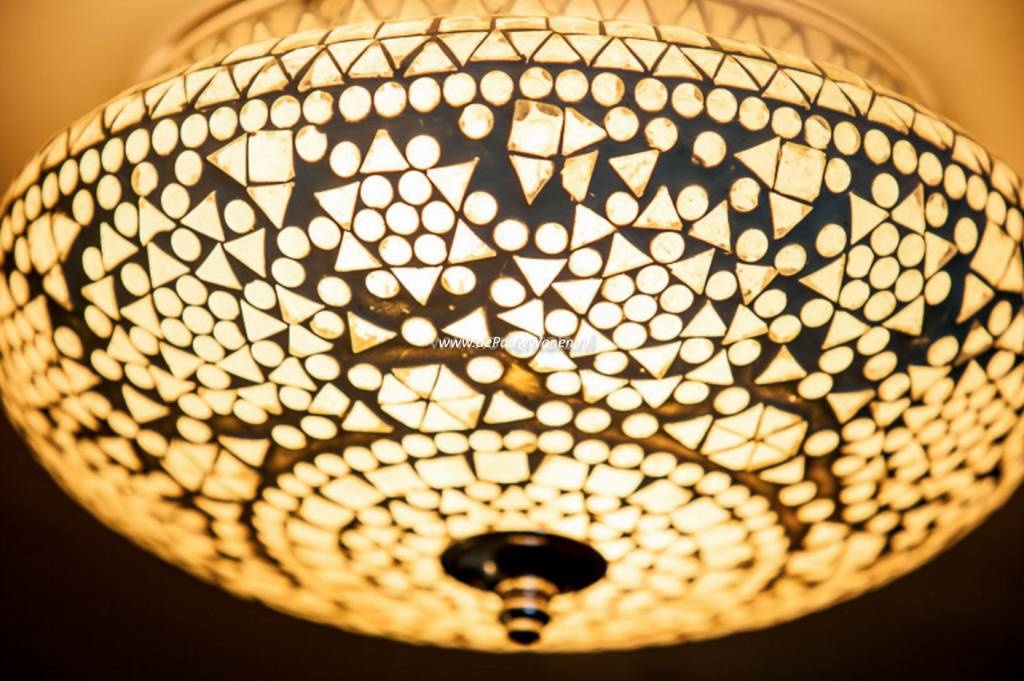 Plafonniere Cantara transparant in 3 maten - depauwwonen