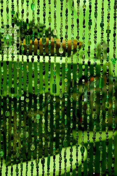 Gordijn Aneesha groen 90 x 200cm by Orientaals