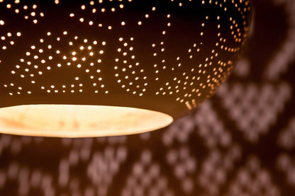 Hanglamp Ameera Union wit/goud in 2 maten - depauwwonen