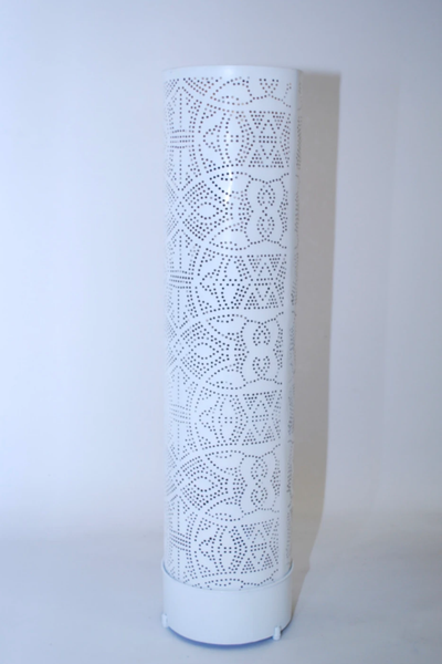 Vloerlamp Ameera wit/goud in 3 maten by Orientaals