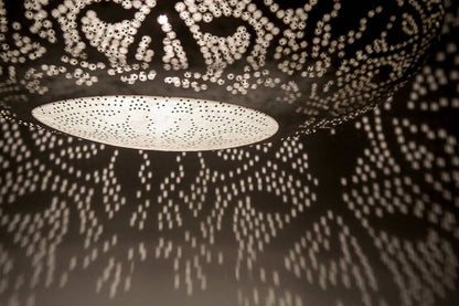 Hanglamp Ameera zilver elipse - depauwwonen