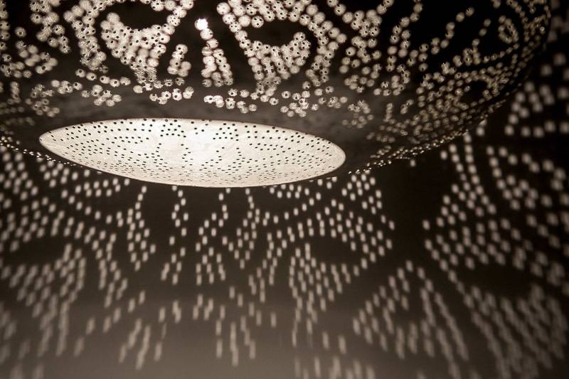 Hanglamp Ameera zilver elipse - depauwwonen