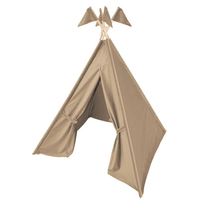 Tipi Tent Vlaggen - Fluweel in 4 kleuren by Overseas