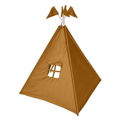 Tipi Tent Vlaggen - Fluweel in 4 kleuren by Overseas