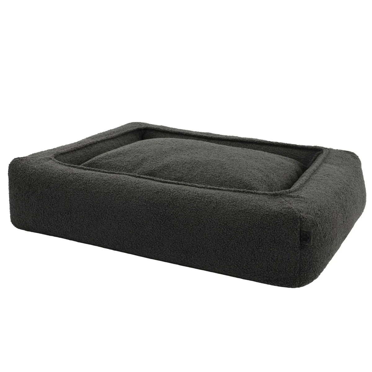 Hondenbed Cocoon Xavi Teddy Anthracite in 2 maten - depauwwonen