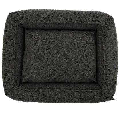 Hondenbed Cocoon Xavi Teddy Anthracite in 2 maten - depauwwonen